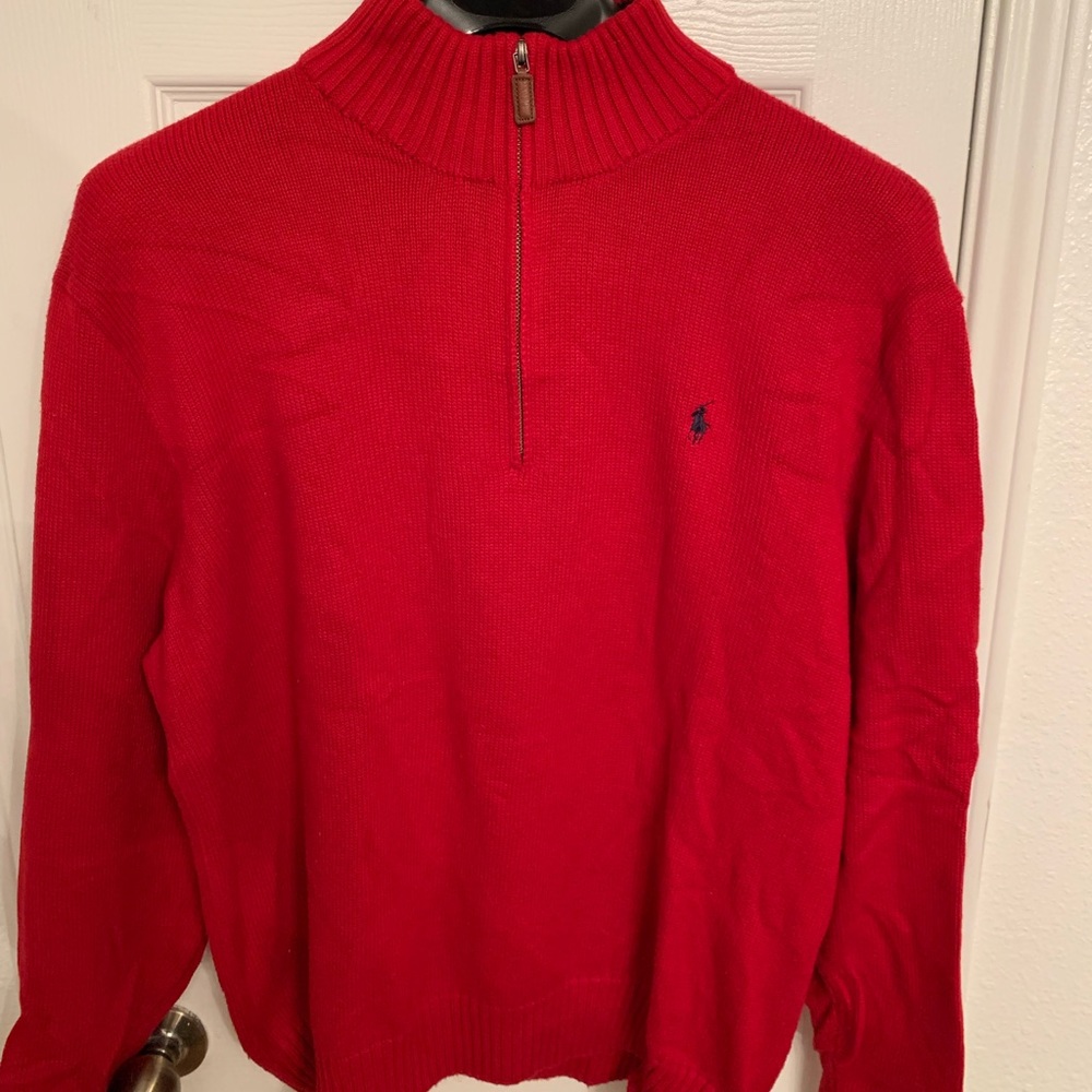 Polo RL  zip up sweater